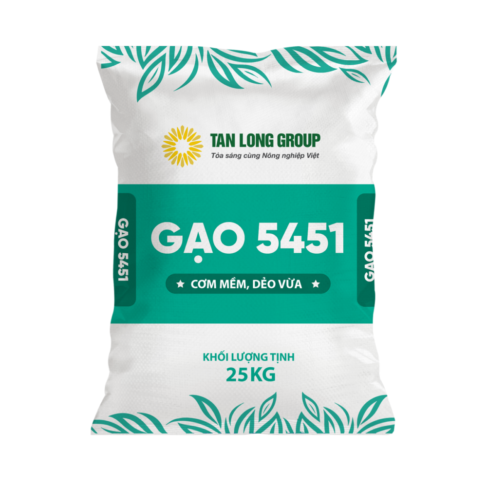 Gạo 5451 - Dẻo vừa - Mềm cơm